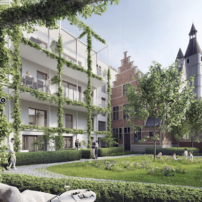 BOB361 Architects zet in op circulair bouwen bij herontwikkeling Mechelse bibliotheeksite